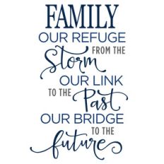family our refuge from the storm