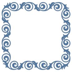 baroque vine frame