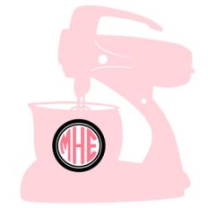 mixer monogram frame