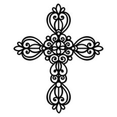 wrought iron cross