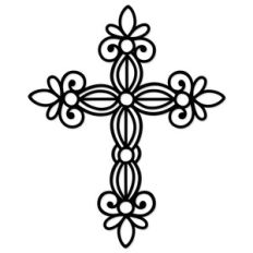 wrought iron cross