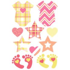 baby girl stickers planning