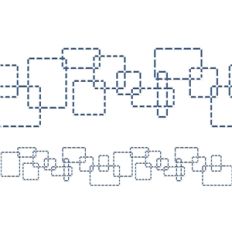 stitching templates - geometric border