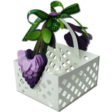 wisteria lattice basket