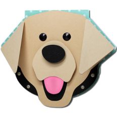 floppy ears labrador retriever card