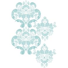 damask sketch background