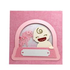 shaker ball baby card