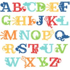 summer uppercase monograms