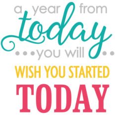 a year from today