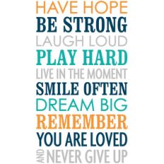 have hope be strong