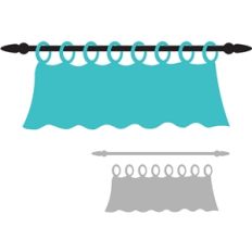 border curtain valance