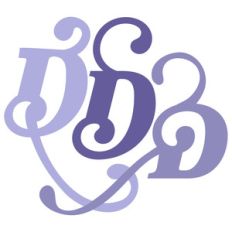 supreme swash monogram letters d
