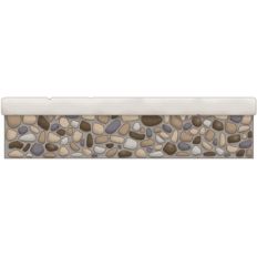 stone wall border