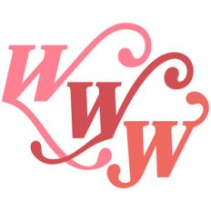 supreme swash monogram letters w