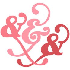 supreme swash monogram letters ampersand