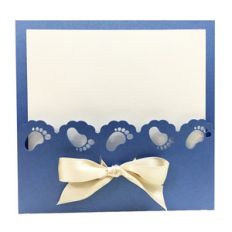 lace feet card