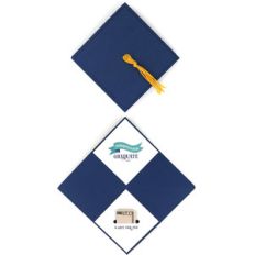 graduation hat money card