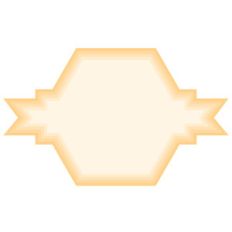 nested fancy hexagon labels