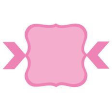 chevron fancy label