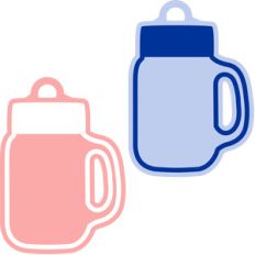 mason jar tag