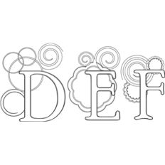 def monogram sketch