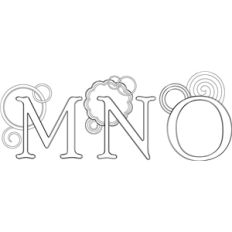 mno monogram sketch