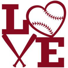 love baseball logo
