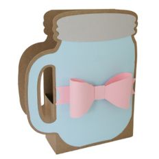 mason jar and bow box
