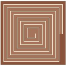 spiral pop up square