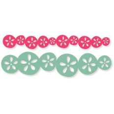 flower circles border