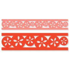 happy flower border
