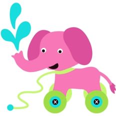 elephant pull toy