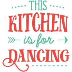 this kitchen is for dancing