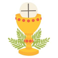 communion chalice and host