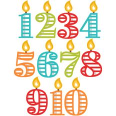 birthday candles set