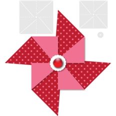 layered pinwheel