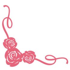 rose corner border