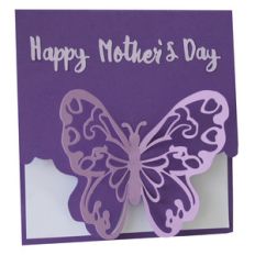mother's day butterfly card