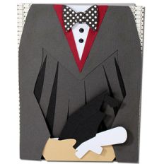 bow tie graduate card