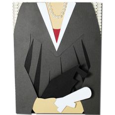 female graduate card