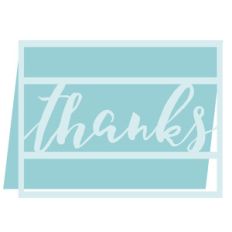 thanks card