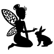 fairy with bunny