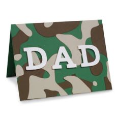 a2 dad camouflage card