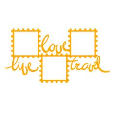 travel photo frame