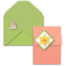 quilt card bi-fold hex star