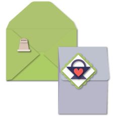 quilt card bi-fold basket
