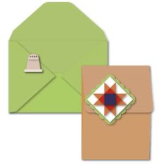 quilt card bi-fold var star