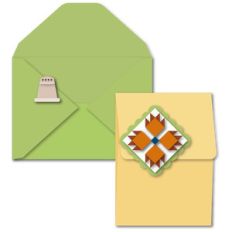 quilt card bi-fold bearpaw