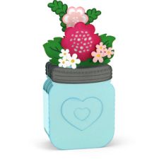 mason jar bouquet box card