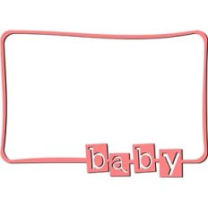 line frame - baby